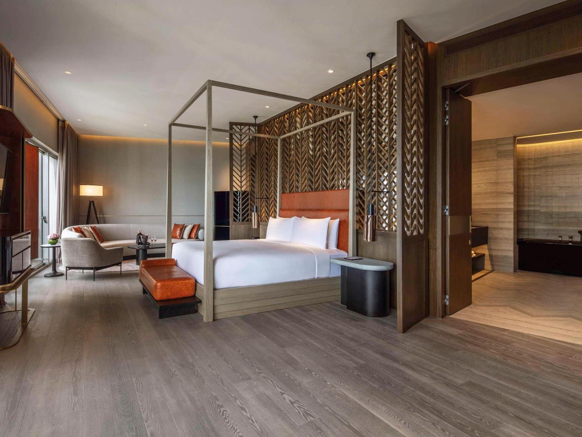 Fairmont Singapore Ξενοδοχείο Εξωτερικό φωτογραφία A bedroom at the hotel